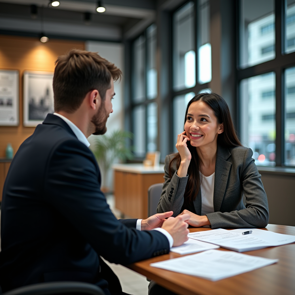 Consultation personnalisée avec expert juridique spécialisé en droit routier, bureau professionnel avec documents légaux et code de la route